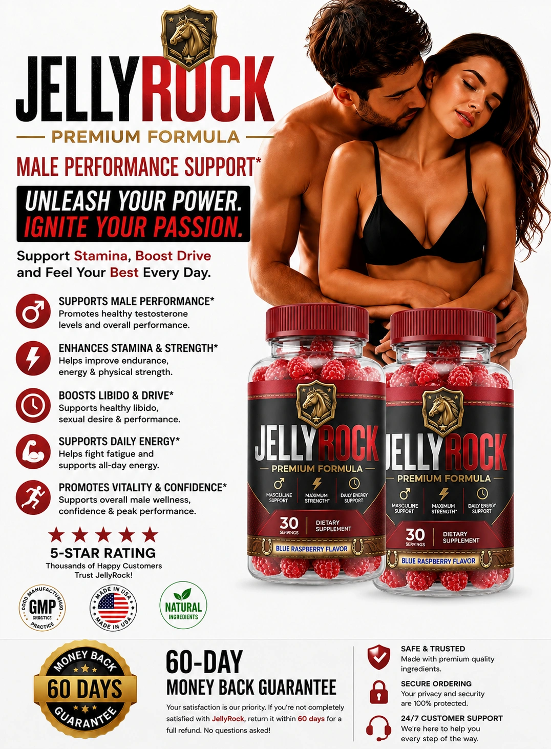 Jelly Rock Natural Male Enhancement Supplement
